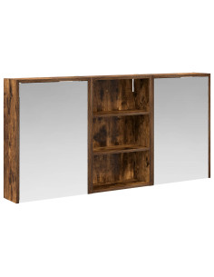 Set di Armadi da Bagno con lo scaffale 3 pcs 126 x 16 x 62.5 cm 2