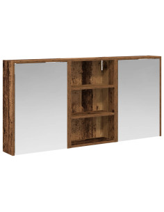 Set di Armadi da Bagno con lo scaffale 3 pcs 126 x 16 x 62.5 cm 2