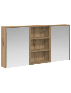 Set di Armadi da Bagno con lo scaffale 3 pcs 126 x 16 x 62.5 cm 2