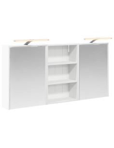 Set di Armadi da Bagno con lo scaffale 3 pcs 126 x 16 x 62.5 cm 2
