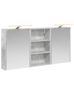 Set di Armadi da Bagno con lo scaffale 3 pcs 126 x 16 x 62.5 cm 2
