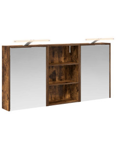 Set di Armadi da Bagno con lo scaffale 3 pcs 126 x 16 x 62.5 cm 2