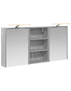 Set di Armadi da Bagno con lo scaffale 3 pcs 126 x 16 x 62.5 cm 2