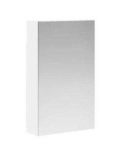 Mobiletto per specchio da bagno Bianco 30 x 10,5 x 50 cm 2