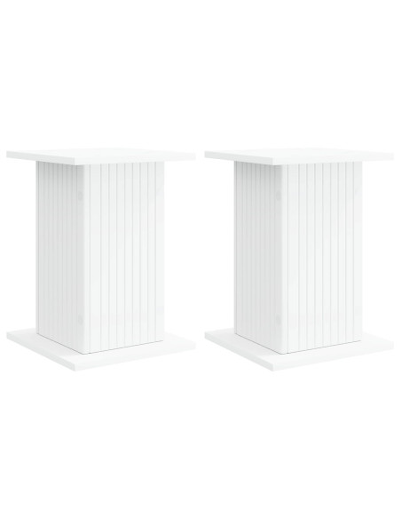Supporto per piante 2 pcs Bianco 30,5 x 30 x 43 cm