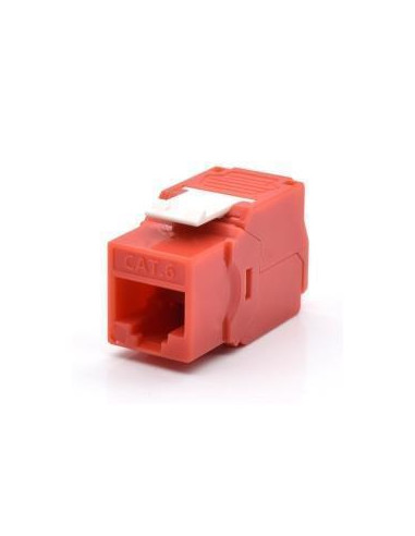 PRESA RJ45U CAT.6  ROSSO