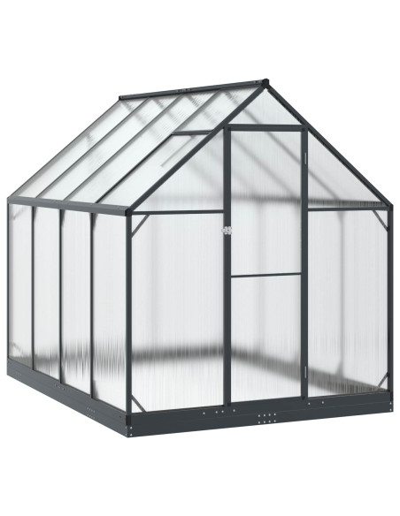 Serra da Giardino con porta Antracite 183,5 x 243,5 x 207 cm