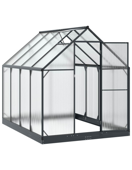 Serra da Giardino con porta Antracite 183,5 x 243,5 x 207 cm