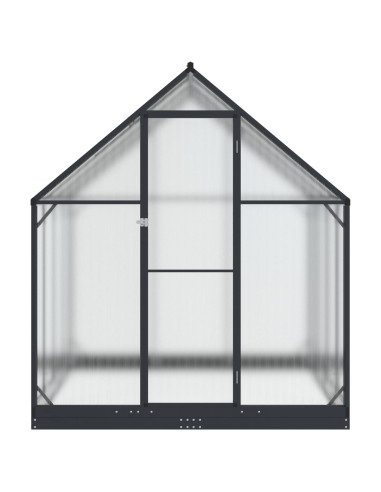 Serra da Giardino con porta Antracite 183,5 x 243,5 x 207 cm