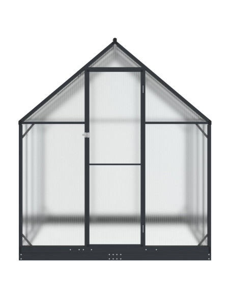 Serra da Giardino con porta Antracite 183,5 x 243,5 x 207 cm