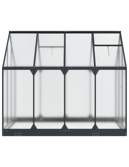 Serra da Giardino con porta Antracite 183,5 x 243,5 x 207 cm
