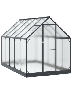 Serra da Giardino con porta Antracite 183,5 x 303,5 x 207 cm 2