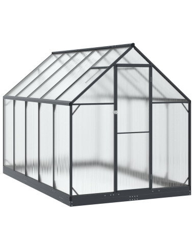 Serra da Giardino con porta Antracite 183,5 x 303,5 x 207 cm