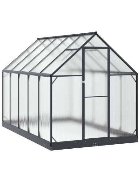 Serra da Giardino con porta Antracite 183,5 x 303,5 x 207 cm