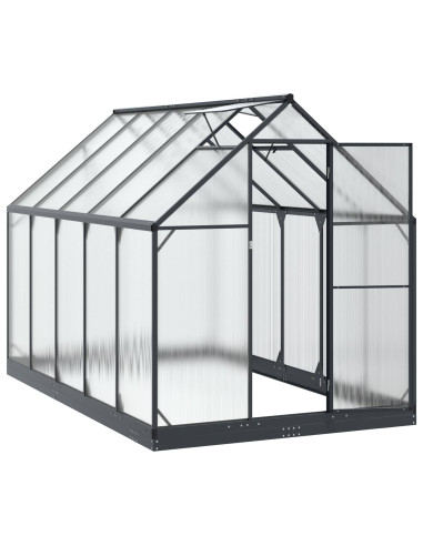 Serra da Giardino con porta Antracite 183,5 x 303,5 x 207 cm