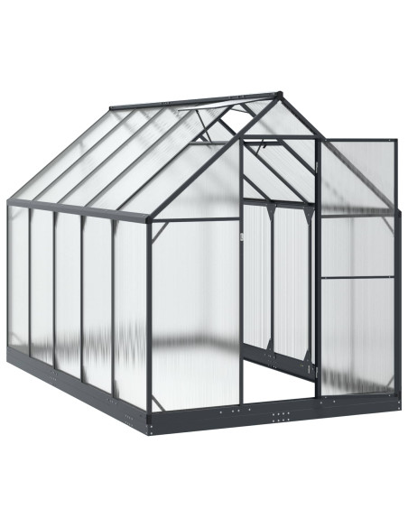 Serra da Giardino con porta Antracite 183,5 x 303,5 x 207 cm