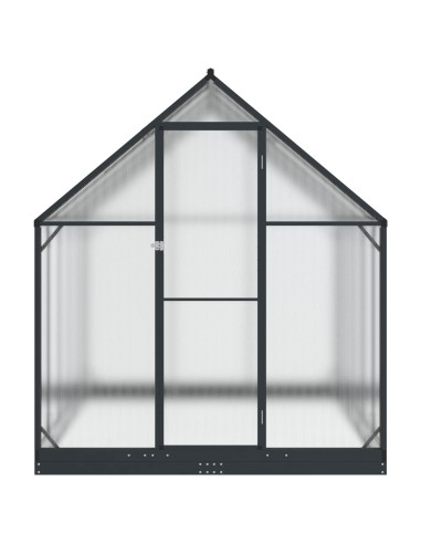 Serra da Giardino con porta Antracite 183,5 x 303,5 x 207 cm