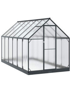 Serra da Giardino con porta Antracite 183,5 x 363,5 x 207 cm 2