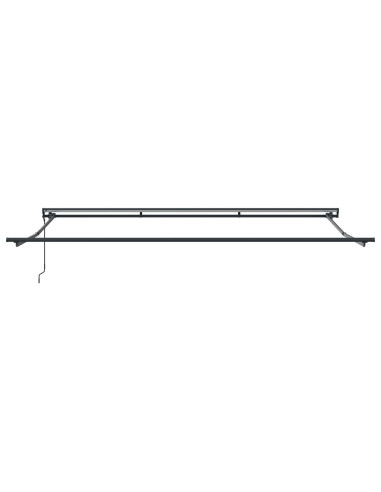Tettuccio Elettrico Retrattile Marrone 4 x 2 m