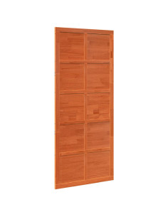 Porta del fienile Marrone cerato 80 x 2,5 x 208 cm 2
