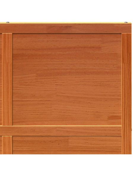 Porta del fienile Marrone cerato 100 x 208 cm