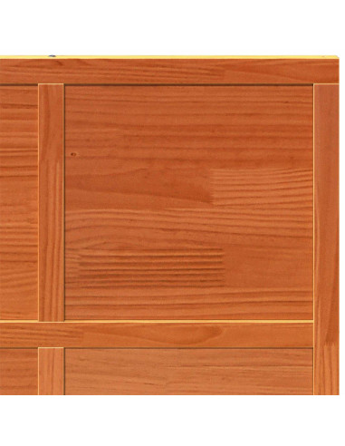 Porta del fienile Marrone cerato 90 x 208 cm