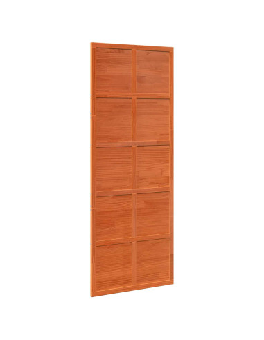 Porta del fienile Marrone cerato 80 x 208 cm
