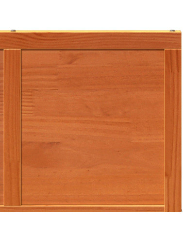 Porta del fienile Marrone cerato 80 x 208 cm