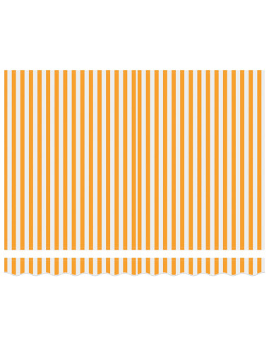 Tettuccio Elettrico Retrattile Giallo e Bianco 3,5 x 2 m