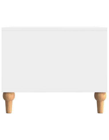 Tavolino da salotto Bianco Lucido 90 x 50 x 40 cm