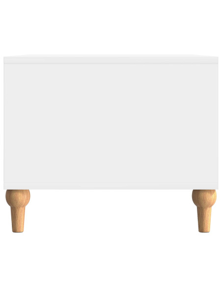 Tavolino da salotto Bianco Lucido 90 x 50 x 40 cm