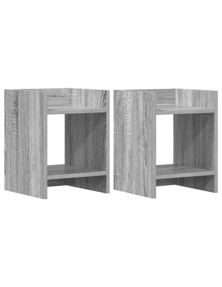 Supporto per piante 2 pcs Sonoma grigia 30 x 30 x 40 cm