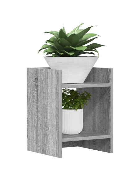 Supporto per piante 2 pcs Sonoma grigia 30 x 30 x 40 cm