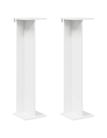 Supporto per piante 2 pcs Bianco 25 x 25,5 x 100,5 cm