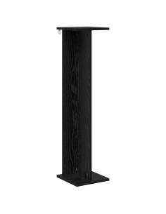 Supporto per piante Rovere Nero 25 x 25,5 x 100,5 cm 2