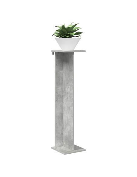 Supporto per piante Grigio Cemento 25 x 25,5 x 100,5 cm