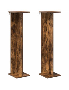 Supporto per piante 2 pcs Quercia Affumicata 2