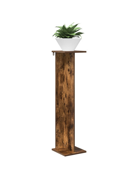 Supporto per piante 2 pcs Quercia Affumicata
