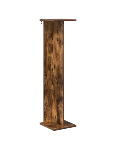 Supporto per piante 2 pcs Quercia Affumicata