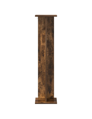 Supporto per piante 2 pcs Quercia Affumicata