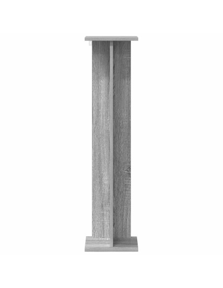 Supporto per piante 2 pcs Sonoma grigia 25 x 25,5 x 100,5 cm