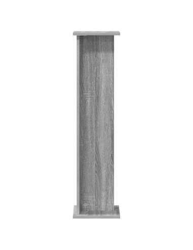 Supporto per piante 2 pcs Sonoma grigia 25 x 25,5 x 100,5 cm