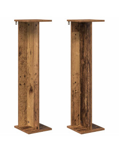 Supporto per piante 2 pcs Legno vecchio 25 x 25,5 x 100,5 cm 2