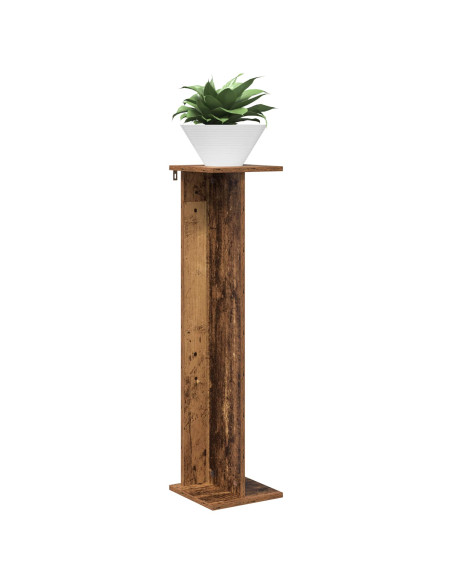 Supporto per piante 2 pcs Legno vecchio 25 x 25,5 x 100,5 cm