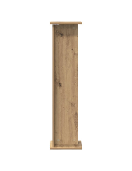 Supporto per piante Rovere Artigianale 25 x 25,5 x 100,5 cm