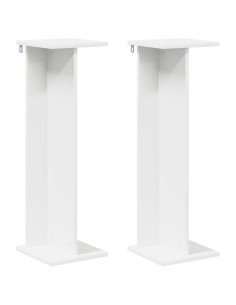 Supporto per piante 2 pcs Bianco 25 x 25,5 x 80,5 cm 2