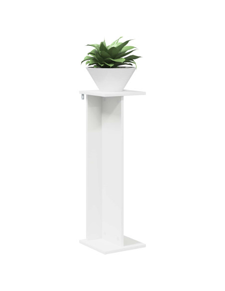 Supporto per piante 2 pcs Bianco 25 x 25,5 x 80,5 cm