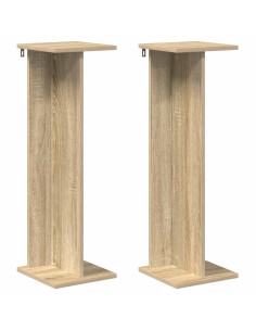 Supporto per piante 2 pcs Rovere Sonoma 25 x 25,5 x 80,5 cm 2