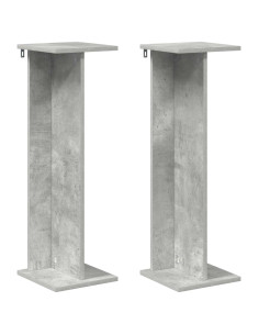 Supporto per piante 2 pcs Grigio Cemento 25 x 25,5 x 80,5 cm 2
