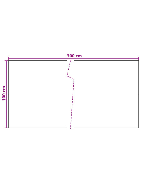 Schermo da balcone Grigio Scuro 300 x 100 cm polyrattan